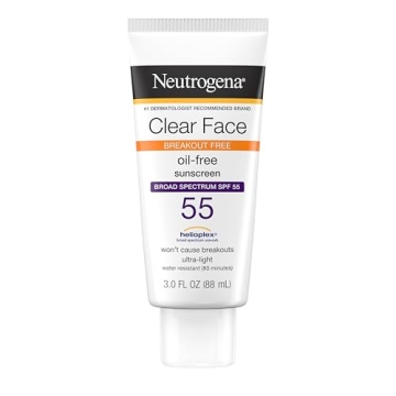 Neutrogena Clear Face Sunscreen for Oily Skin SPF 55