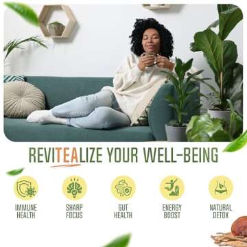 ReviTEAlize Organic Matcha Mushroom Powder - Coffee Alternative