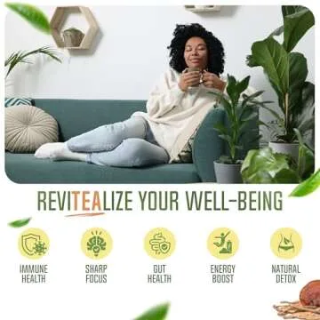 ReviTEAlize Organic Matcha Mushroom Powder - Coffee Alternative