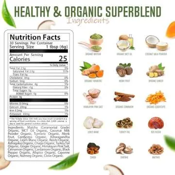 ReviTEAlize Organic Matcha Mushroom Powder - Coffee Alternative