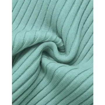 Carpetcom Women's Ribbed Knit Square Neck T-Shirts