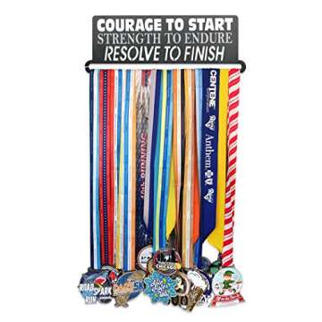 Gone For a Run | Runner's Race Medal Hanger | Courage to Start