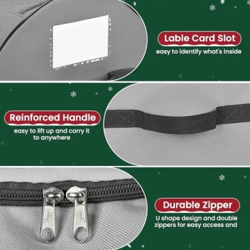 Keten Christmas Light Storage Bag - 375ft Organization Solution