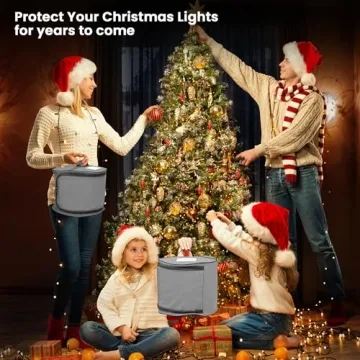 Keten Christmas Light Storage Bag - 375ft Organization Solution