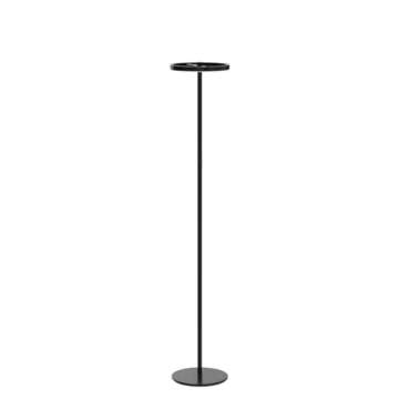 Brightech Halo Split Modern Bright LED Torchiere Floor Lamp for Offices - Dimmable, Tall Standing Lamp for Living Room or Bedroom - Adjustable Light w/Rotating Angles - Jet Black