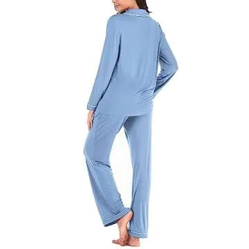 Cozy Aamikast Button Up Pajama Sets for Women