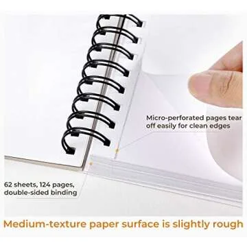 Ohuhu Mixed Media Pad - 10x7.6" High-Quality Paper
