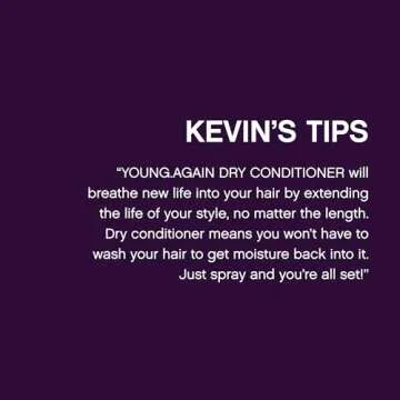 KEVIN.MURPHY YOUNG.AGAIN Dry Conditioner - Adds Moisture to Dry Hair - For Dry & Coloured Hair - Hair Care Spray - Detangling Dry Conditioner - 100 mL / 3.4 fl oz