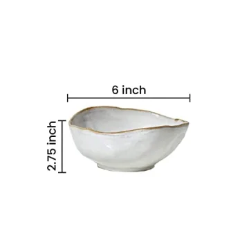 Stunning Free-Form Ceramic Bowl for Home Decor