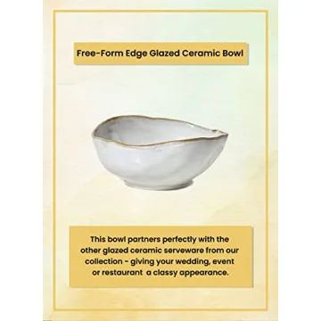 Stunning Free-Form Ceramic Bowl for Home Decor