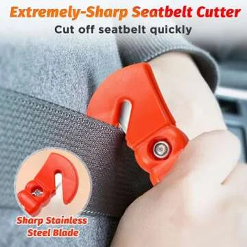 Car Emergency Escape Tools - Safety Hammer & Cutter