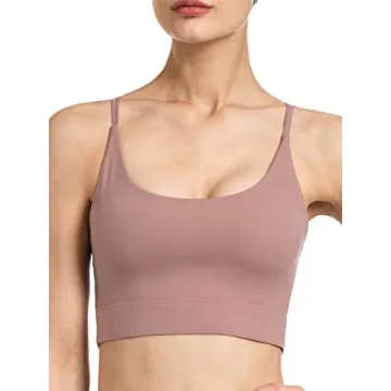 Artdear Strappy Sports Bra Medium Support Yoga Running