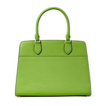 Kate Spade New York Madison Medium Saffiano Leather Satchel, Turtle Green