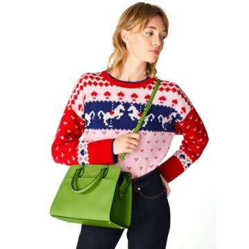 Kate Spade New York Madison Medium Saffiano Leather Satchel, Turtle Green