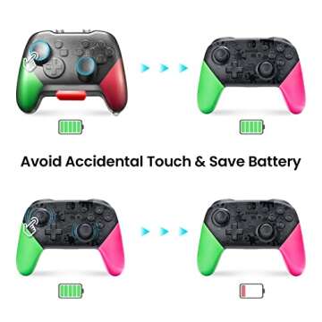 tomtoc Switch Pro Controller Case, Switch Remote Hard Shell Joystick Protector for Nintendo Switch OLED Pro Controller, Shock-proof, Anti-scratch, Water-resistant Protective Cover