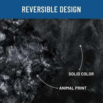 Everlasting Comfort Faux Fur Throw Blanket - Soft, Fluffy, Fuzzy, Plush, Thick, Minky Throws