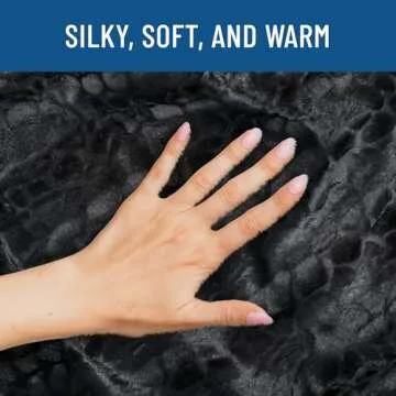 Everlasting Comfort Faux Fur Throw Blanket - Soft, Fluffy, Fuzzy, Plush, Thick, Minky Throws