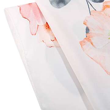 RosieLily Floral Tapestry, 59" X 79" Inch, Multicolor, Floral Pattern, Polyester, Wall Mount, Bedroom, Living Room