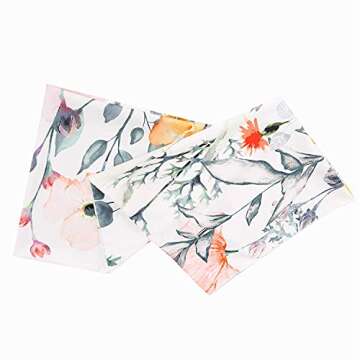 RosieLily Floral Tapestry, 59" X 79" Inch, Multicolor, Floral Pattern, Polyester, Wall Mount, Bedroom, Living Room