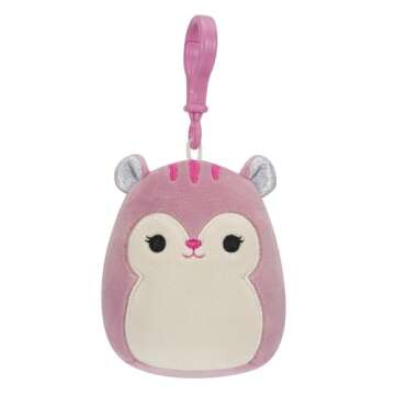 Squishmallows Original 3.5-Inch Clip-On Plush 5-Pack - Adorable Ultrasoft Companions
