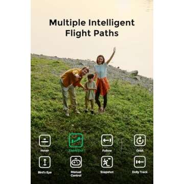 HOVERAir X1 Drone with Camera, Self-Flying Camera Drone with Follow Me Mode, Foldable Mini Drone with HDR Video Capture, Palm Takeoff, Intelligent Flight Paths, Hands-Free Control Black (Combo Plus)