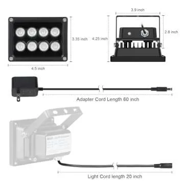Univivi 850nm Infrared Night Vision IR Illuminator
