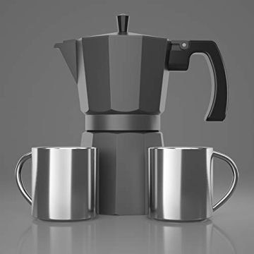 Coffee Gator Moka Pot Stovetop Espresso Maker