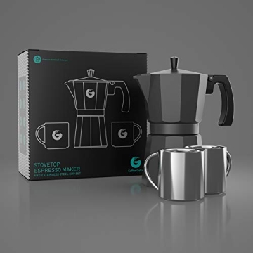 Coffee Gator Moka Pot Stovetop Espresso Maker