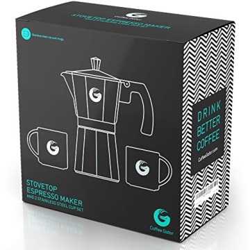 Coffee Gator Moka Pot Stovetop Espresso Maker