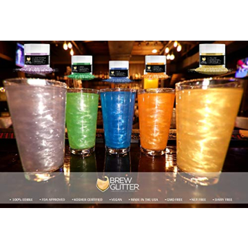 Brew Glitter Red – Edible Drink Glitter for Cocktails & More