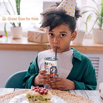 AGH 12 oz Kids Sublimation Tumblers - Eco-Friendly and Fun