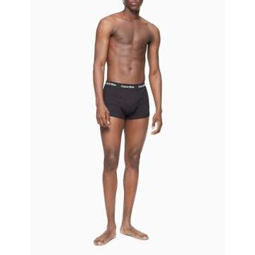 Calvin Klein Men's Underwear Cotton Classics Multipack Trunks, black (5 Pack), S