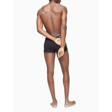 Calvin Klein Men's Underwear Cotton Classics Multipack Trunks, black (5 Pack), S