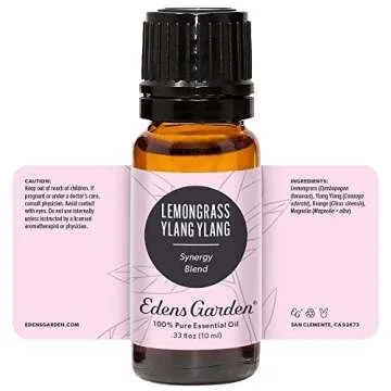 Lemongrass Ylang Ylang Essential Oil - Therapeutic Synergy 10ml