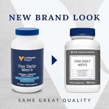 One Daily Mens Multivitamin 180 Tablets by The Vitamin Shoppe