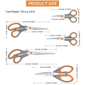 Asdirne Kitchen Scissors Set - Durable & Versatile Kitchen Scissors