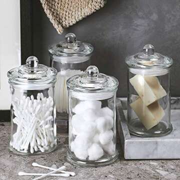 Elegant Glass Apothecary Jars for Stylish Storage Solutions
