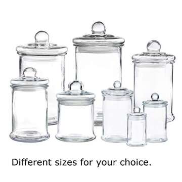 Elegant Glass Apothecary Jars for Stylish Storage Solutions