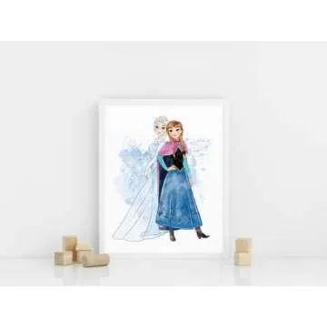 Nistio® Frozen Wall Art for Kids - Set of 6 Prints