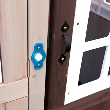 KidKraft Hillcrest Wooden Outdoor Playhouse for Kids