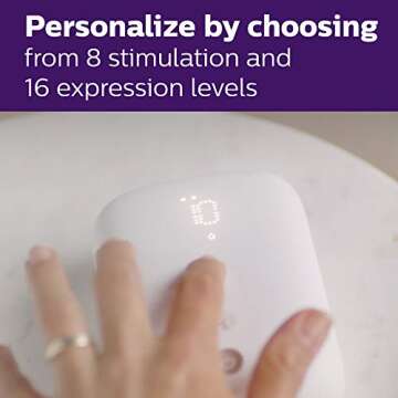 Philips AVENT Double Electric Breast Pump Advanced, with Natural Motion Technology, SCF394/61, White