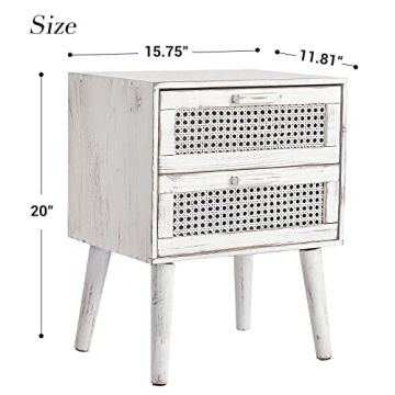 Modern Rattan Side Table for Stylish Storage Solutions