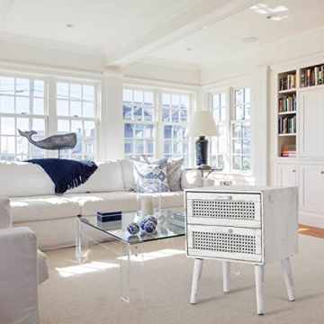 Modern Rattan Side Table for Stylish Storage Solutions