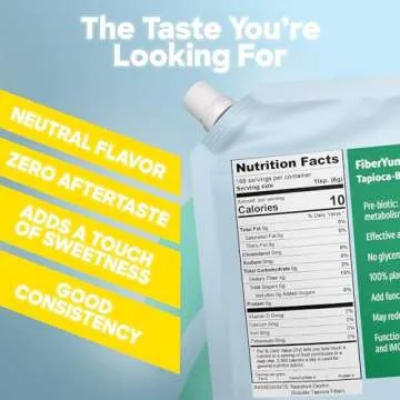 FiberYum Tapioca Fiber Syrup | Keto, Low-Carb & Non-GMO