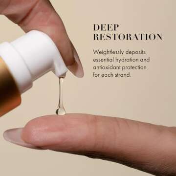 Goldie Locks Signature Serum, Strengthen and Repair Damaged Hair, Safe for Extensions & Colored Hair, Luxuriously Lightweight, Gives Intense Nourishment and Shine, Protection From Heat & UV Rays