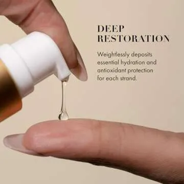 Goldie Locks Signature Serum, Strengthen and Repair Damaged Hair, Safe for Extensions & Colored Hair, Luxuriously Lightweight, Gives Intense Nourishment and Shine, Protection From Heat & UV Rays