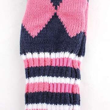 Craftsman Golf Knit Pom Pom Headcover Set - 3 pcs