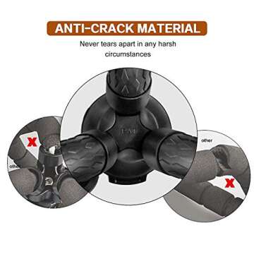 Phone Tripod, Flexible iPhone Tripod and Portable Adjustable Tripod with Wireless Remote, Mini Travel Tabletop Tripod Camera Stand Compatible for iPhone Android DSLR Camera