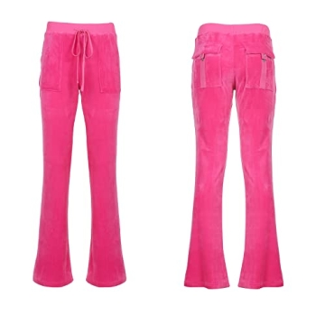 Stylish Women's Velour Tracksuit Set with Crop Hoodie