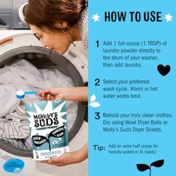 Molly's Suds Laundry Detergent Powder for Sensitive Skin
